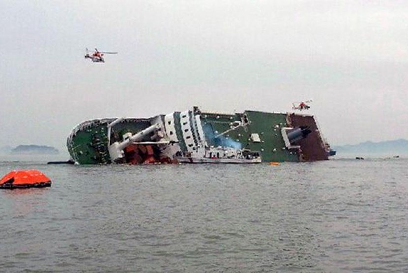 Kecelakaan kapal (ilustrasi)