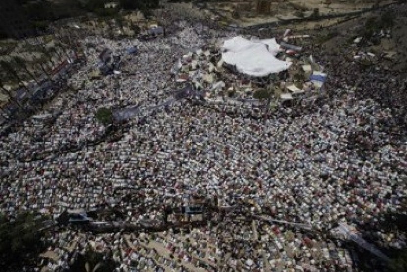 Salah satu aksi demonstrasi di Mesir (ilustrasi)