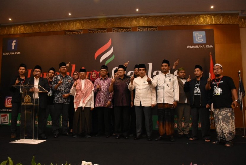  Ratusan Ulama se-Nusantara dan Masyarakat hadir dalam acara Launching Majelis Ulama dan Umara Nusantara (UMARA) di Balai Kartini, Jakarta, Kamis (19/10/2018).