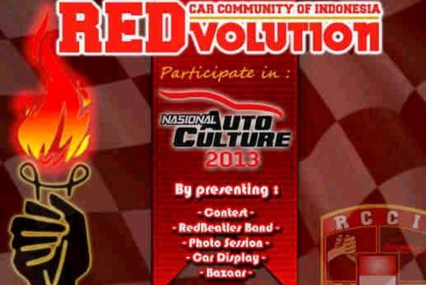 RCCI akan hadir di event National Auto Culture 2013.