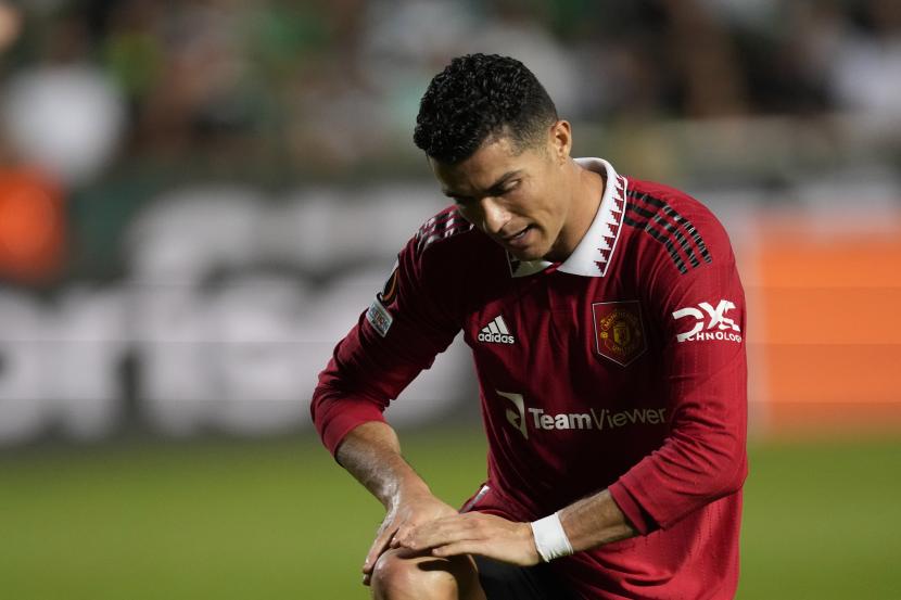 Penyerang Manchester United Cristiano Ronaldo 
