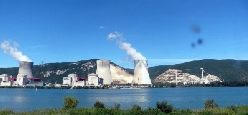 Reaktor nuklir  Morcoule, ilustrasi