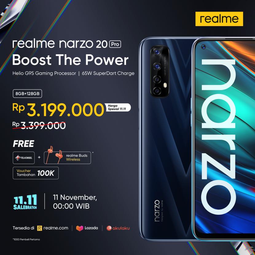  Realme sedang berlari sangat kencang dan sekarang hadir seri Narzo 20 Pro, smartphone dengan beberapa fitur menarik.