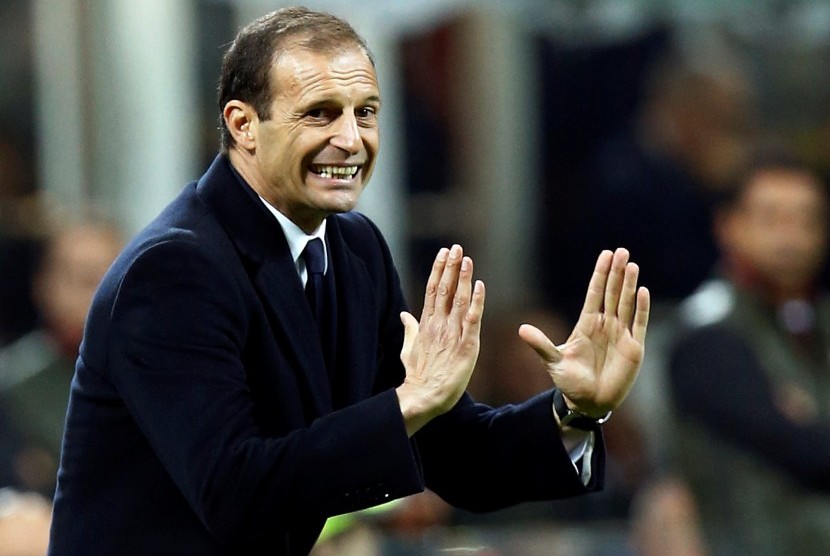 Pelatih Juventus Massimiliano Allegri.