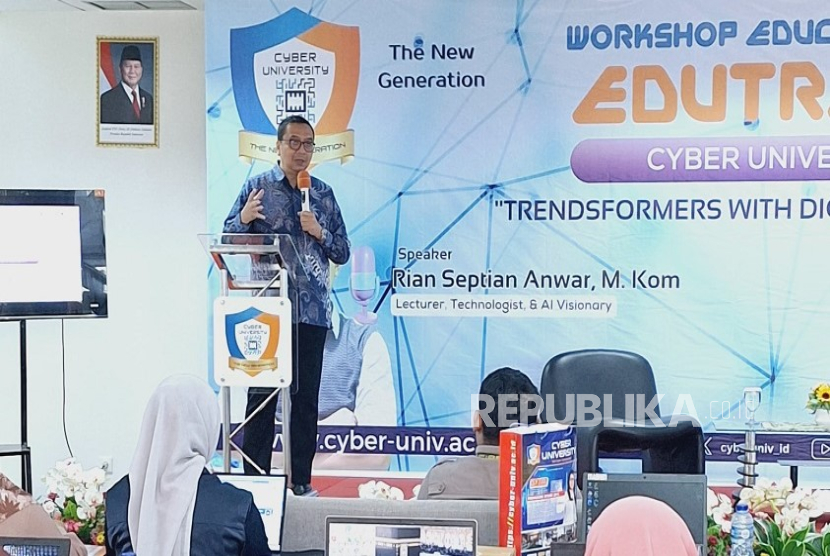 Rektor Cyber University Gunawan Witjaksono.