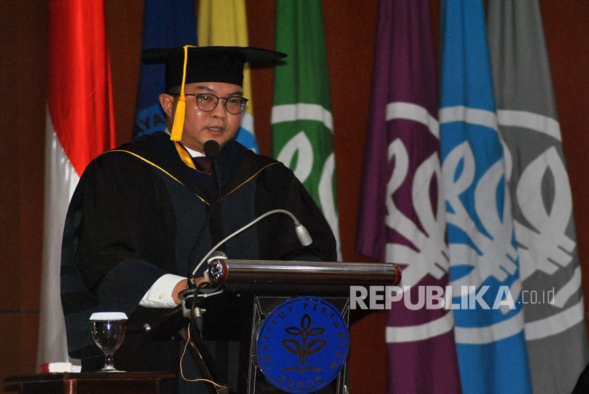 Rektor IPB University, Prof Dr  Arif Satria. 