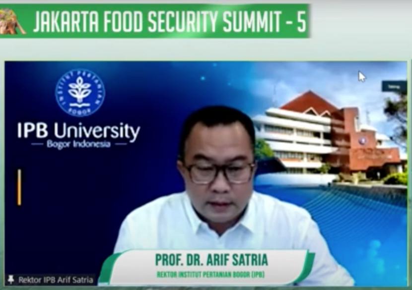 Rektor IPB Prof Dr Arif Satria