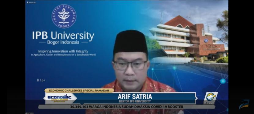 Rektor IPB University, Prof Arif Satria