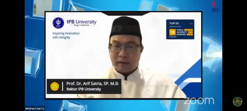 Rektor IPB University Prof Arif Satria.