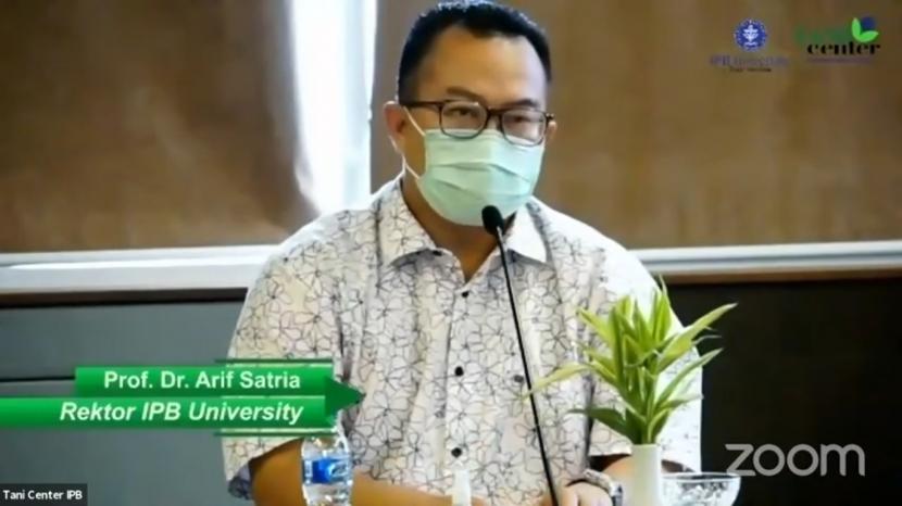 Rektor IPB University Prof Dr Arif Satria