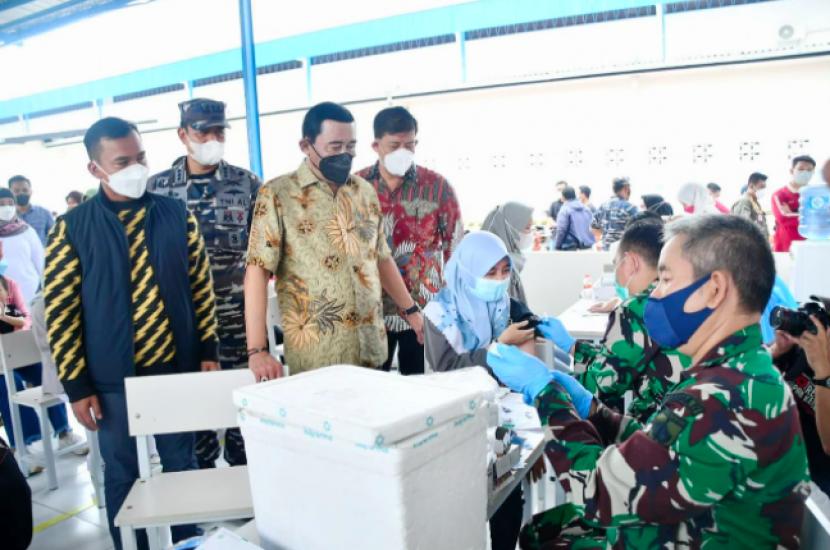Rektor IPDN Dr. Hadi Prabowo sedang melakukan peninjauan ke Kabupaten Batang