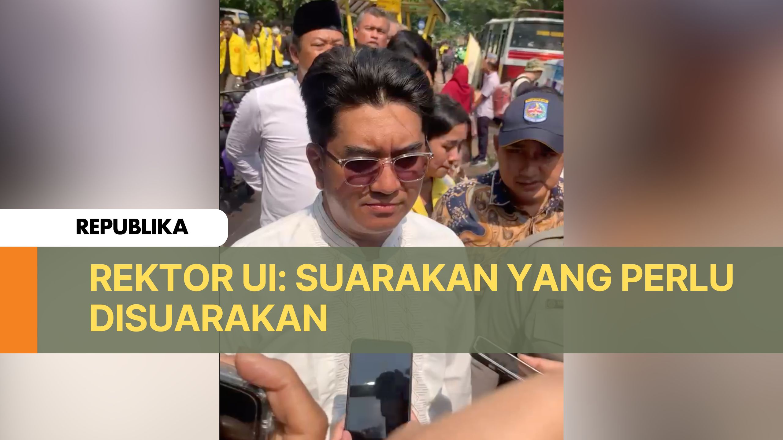 Rektor UI: Suarakan Kalau Ada yang Perlu Disuarakan