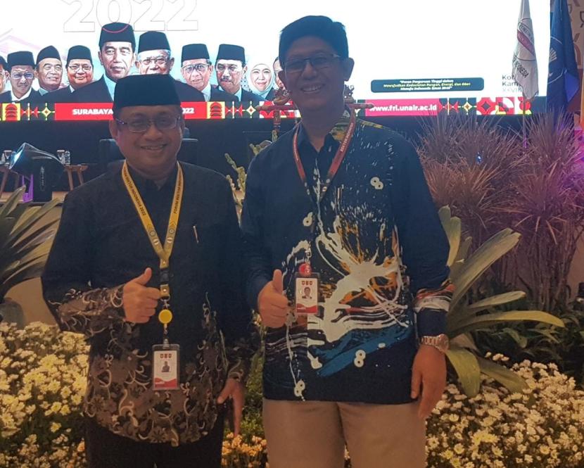  Rektor Universitas Krisnadwipayana (Unkris) Dr Ir Ayub Muktiono (kanan) dan Rektor Universitas Balikpapan (UNIBA) Dr Ir Isradi Zainal berencana melakukan riset bersama terkait pembangunan Ibu Kota Negara (IKN). 