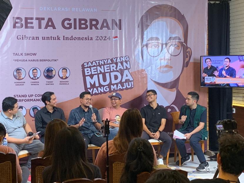 Relawan Beta Gibran, Twedy Ginting menganggap Gibran Rakabuming Raka layak ikut Pilpres 2024.