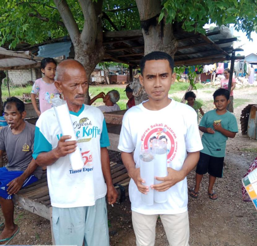 Relawan GSP kampanyekan Prabowo-Gibran di NTT.