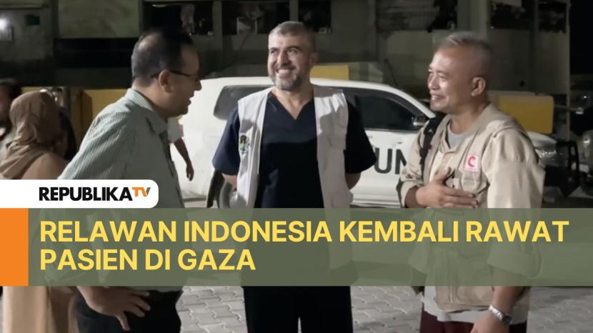 Relawan Indonesia kembali rawat pasien di Gaza setelah setahun serangan Israel ke Gaza.