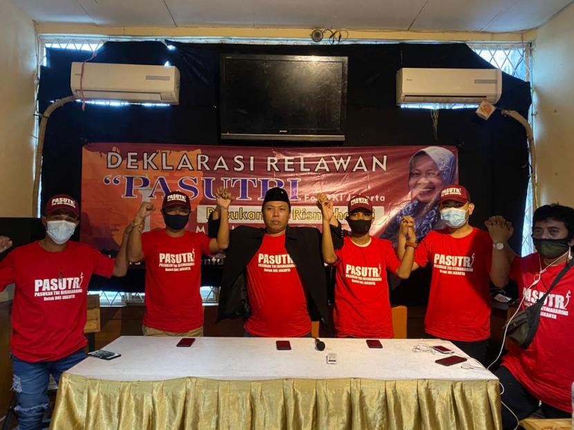 Relawan Pasukan Tri Rismaharini (Pasutri) for DKI Jakarta deklarasi.