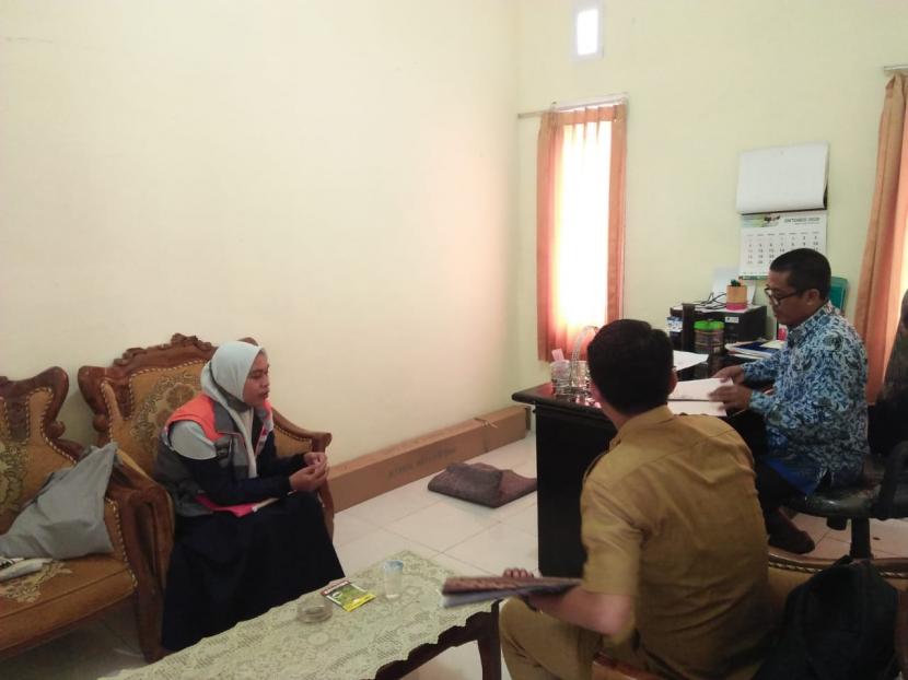 Relawan Rumah Zakat melakukan kunjungan ke Dinas Ketahanan Pangan Kabupaten Lombok Utara untuk berkoordinasi terkait pengembangan Kebun Gizi binaan Rumah Zakat yang ada di Dusun Lokok Buak, Desa Sukadana.