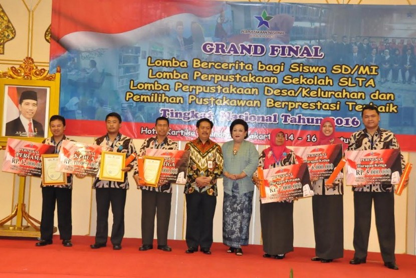 Pemilihan Pustakawan Berprestasi Terbaik TK Nasional Tahun 2016.