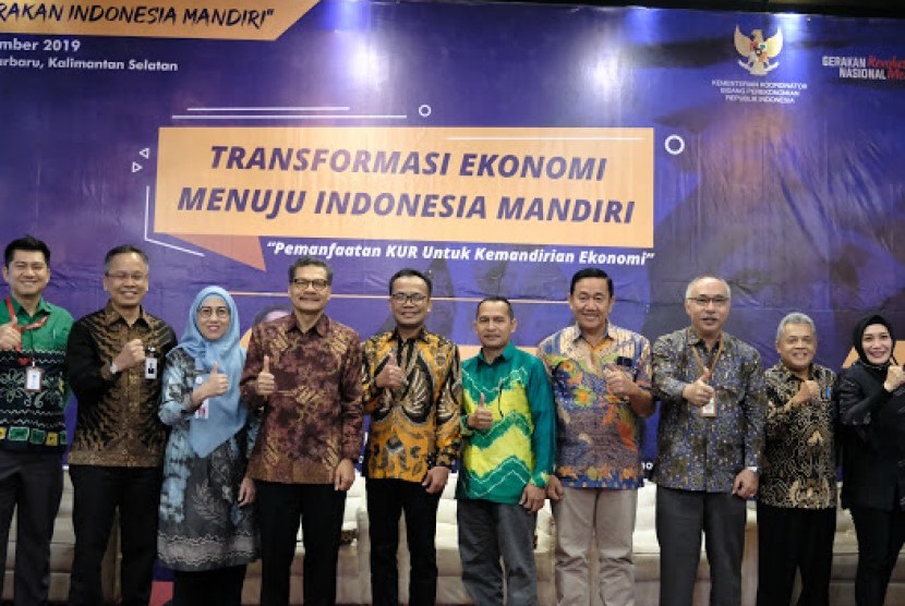 Rembuk Nasional Transformasi Ekonomi Menuju Indonesia Mandiri bertajuk “Pemanfaatan KUR untuk Kemandirian Ekonomi”, Jumat (20/9).