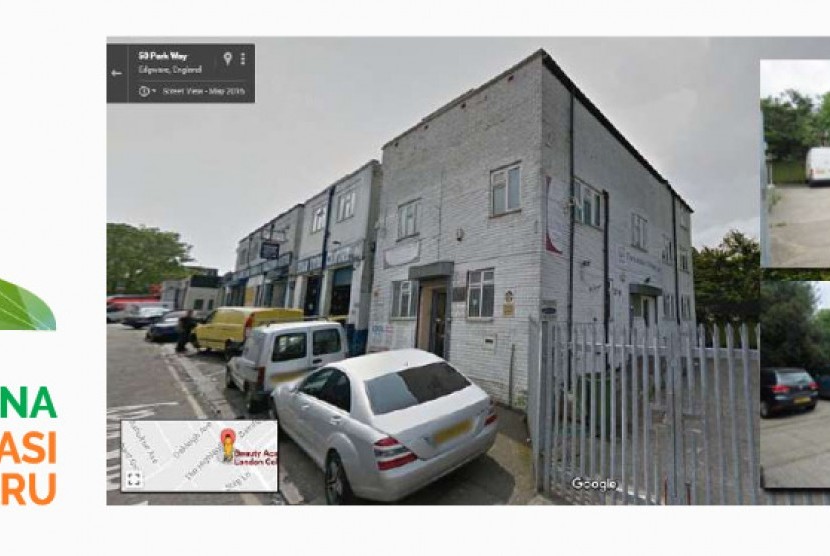 Rencana bangunan baru Indonesia Islamic Centre (IIC) di London.