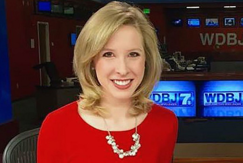 Reporter Alison Parker (24 tahun), korban penembakan saat siaran.