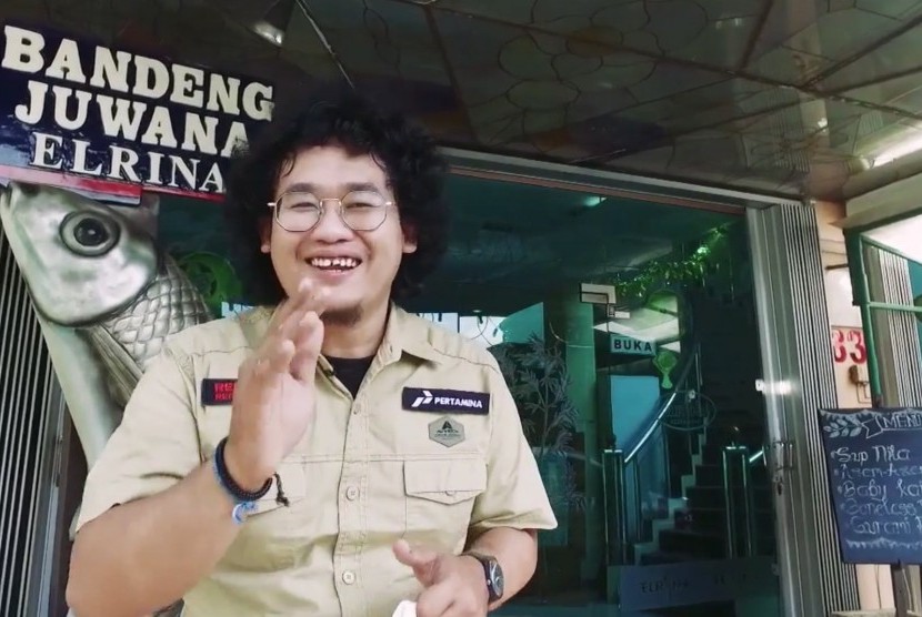 Reporter Republika TV, Fian Firatmaja di Kota Semarang, Jawa Tengah