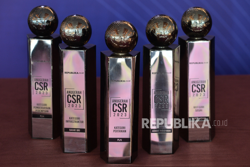 Republika menggelar Anugerah CSR 2023 di Jakarta, Kamis (26/10/2023). Anugerah ini merupakan ajang untuk memberikan apresiasi kepada perusahaan yang dinilai berperan penting dalam menggiatkan program tanggung jawab sosial perusahaan.