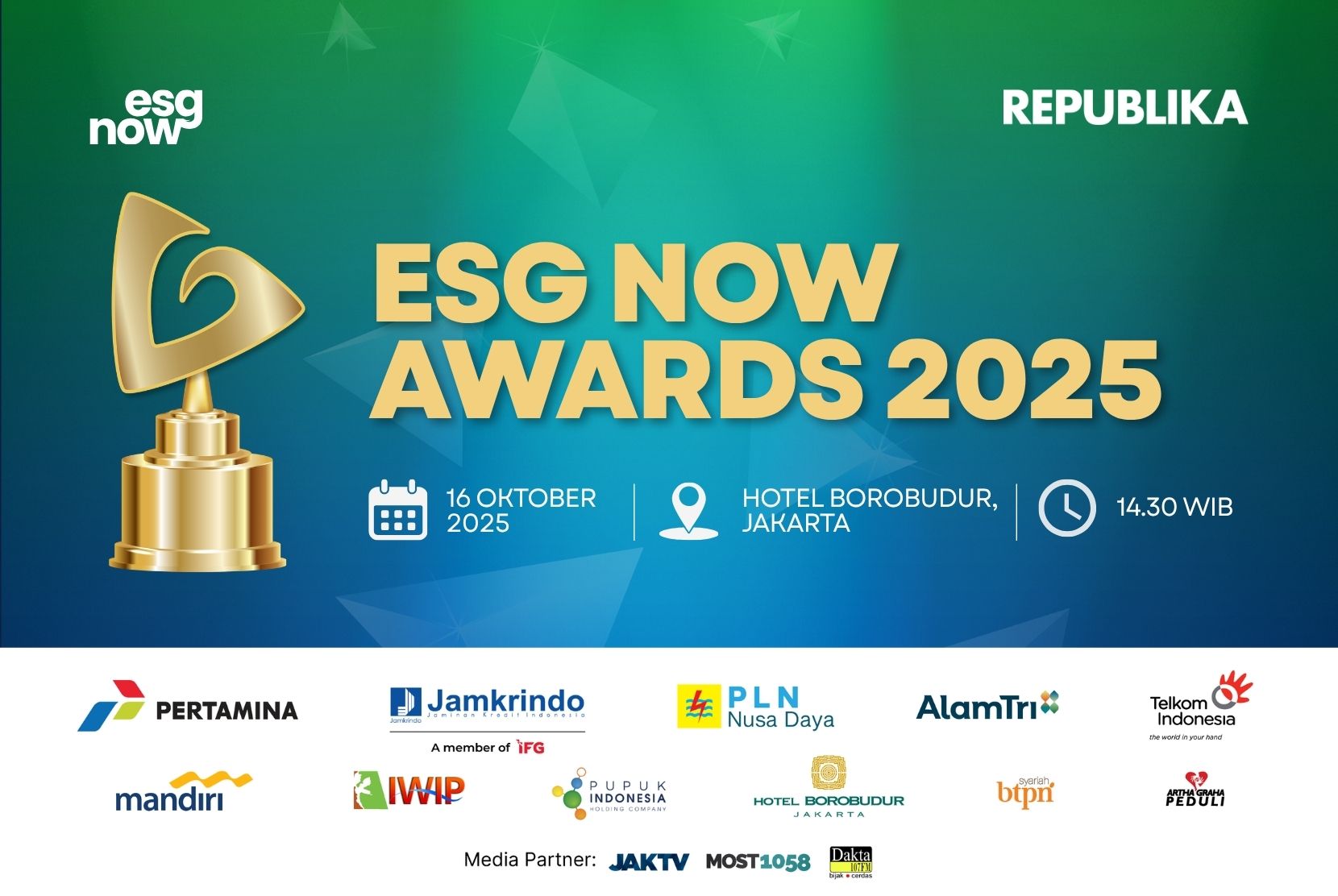 Gelar ESG Now Awards 2025, Republika Dorong Kolaborasi Korporasi dan Masyarakat