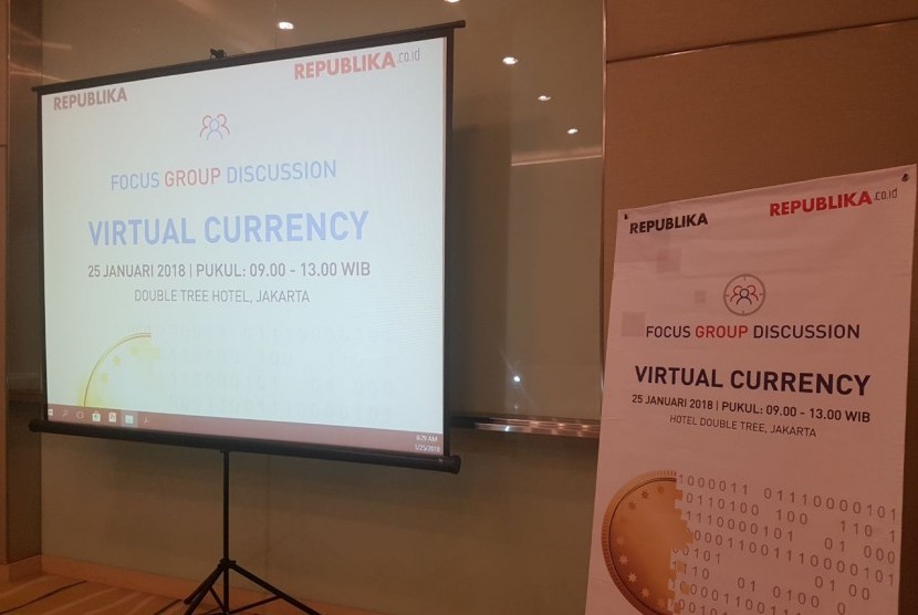 Republika menggelar Focus Group Discussion (FGD) mengenai mata uang virtual atau virtual currency, pada Kamis (25/1) pagi di Double Tree Hotel Cikini.