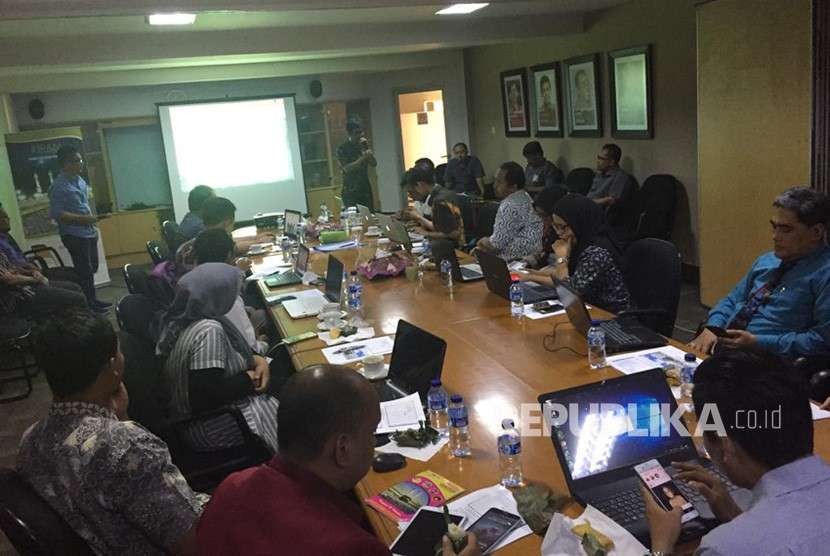 Republika menggelar training modul Ihram Apps untuk travel umrah dan haji di kantor Republika, Kamis (11/10).