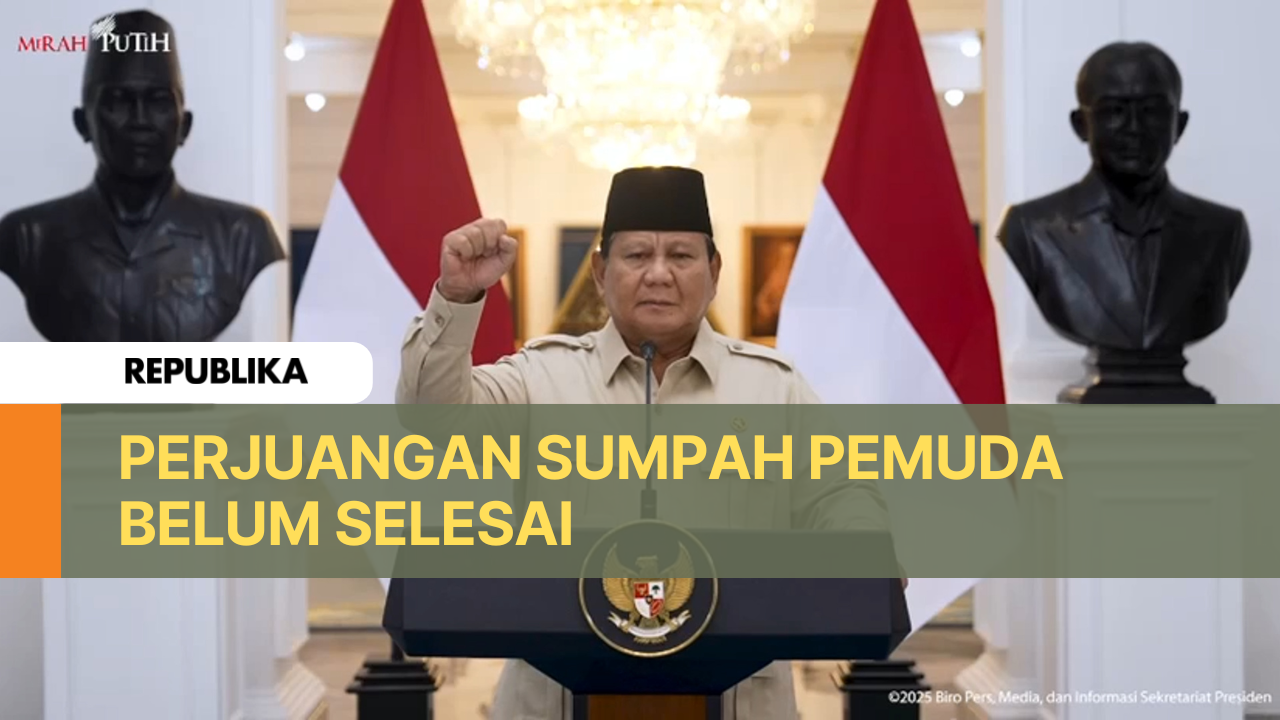 Hari Sumpah Pemuda, Prabowo: Perjuangan Belum Selesai