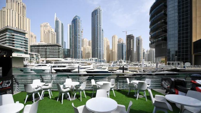 Restoran di Dubai mulai Senin ini ditutup. Warga Dubai dapat ajukan permohonan keluar rumah melalui website. Ilustrasi.