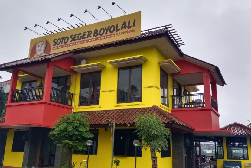 Restoran Soto Seger Boyolali Hj Amanah di Lebak Bulus, Jakarta Selatan.