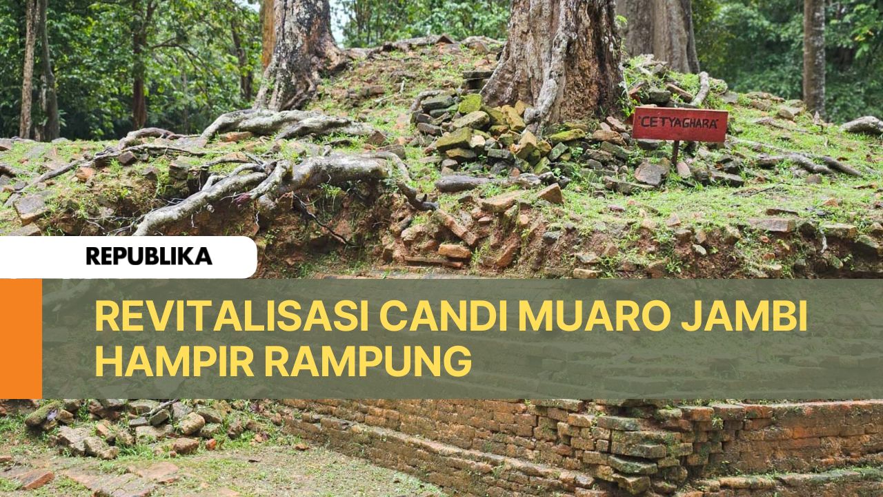 Revitalisasi Candi Muaro Jambi yang dilakukan sejak 2024 itu kini telah membuahkan hasil.
