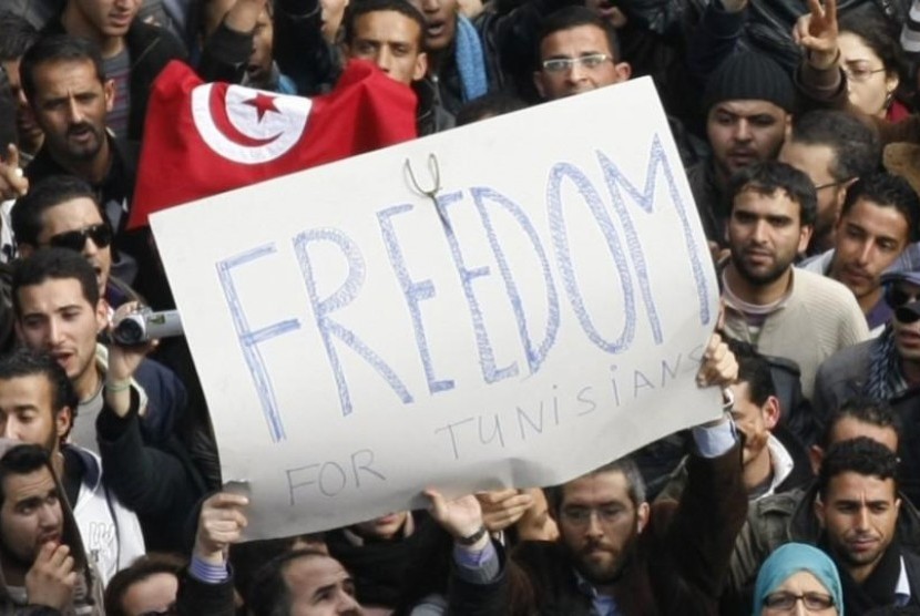 Revolusi Arab Spring di Tuniasia.