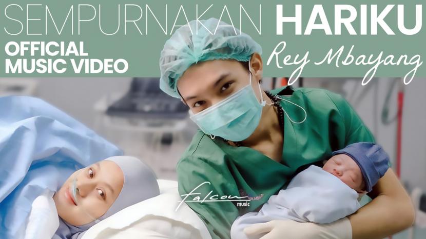 Rey Mbayang merilis lagu berjudul Sempurnakan Hariku sebagai bentuk syukur atas kelahiran anak pertama.