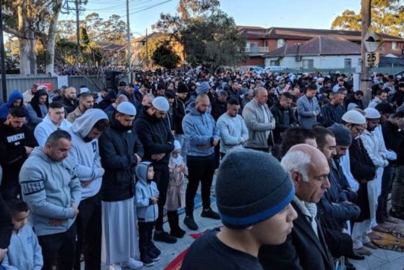 Ribuan Muslim melasanakan Shalat Idul Adha di Sydney Barat, Australia