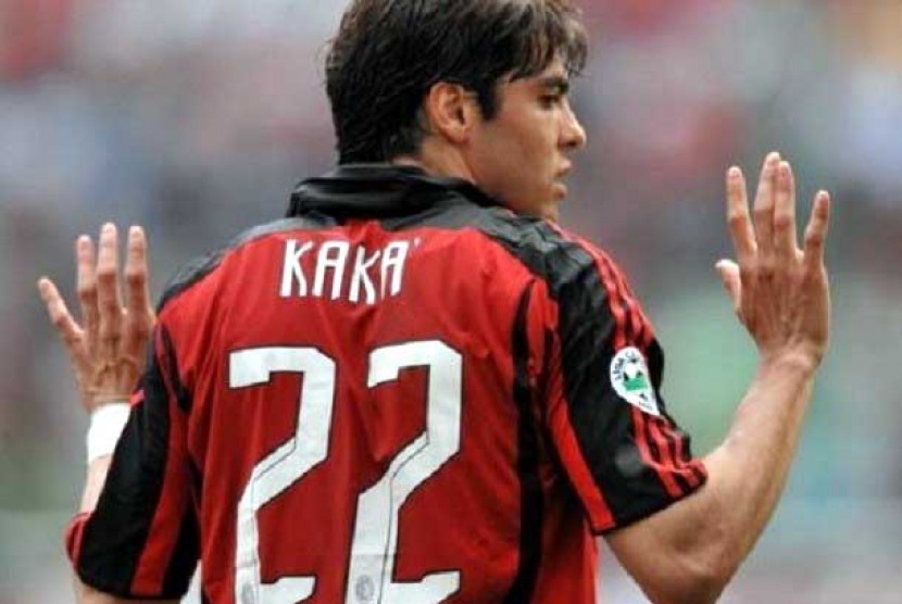Ricardo Kaka saat masih berkostum AC Milan.