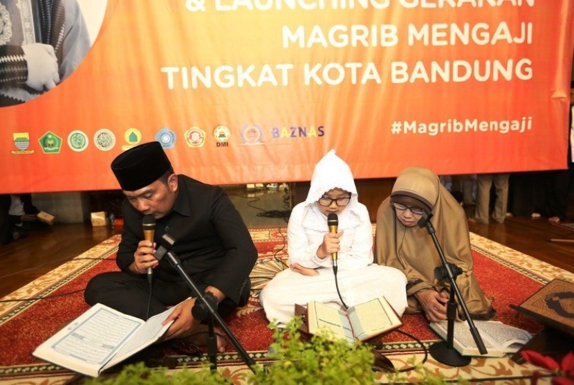 Ridwan Kamil: Gerakan Magrib Mengaji, Upaya Membangun Generasi Qurani