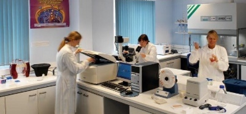 Riset kanker di sebuah laboratorium (ilustrasi)