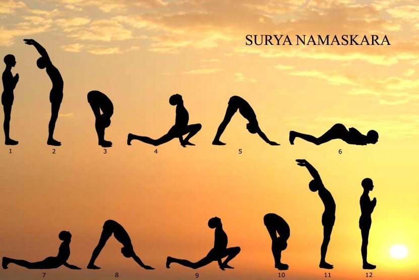 Ritual Surya Namaskar dalam Yoga