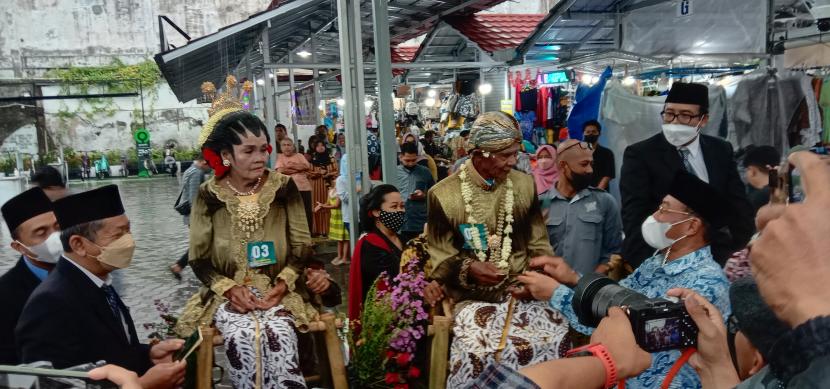Acara Nikah Bareng di Malioboro Yogyakarta, Jumat (30/9/2022).