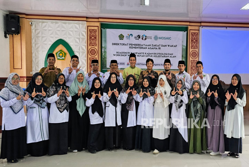 Roadshow Hutan Wakaf di Takengon, Aceh Tengah, Selasa (6/5/2025).