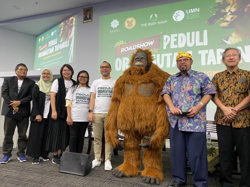 Roadshow mendukung kelestarian orangutan Tapanuli.
