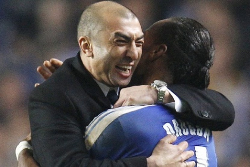 Roberto Di Matteo dan Didier Drogba.