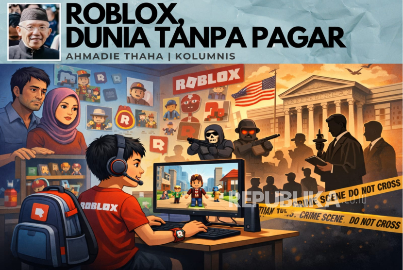 Roblox, Dunia Tanpa Pagar. (ilustrasi)