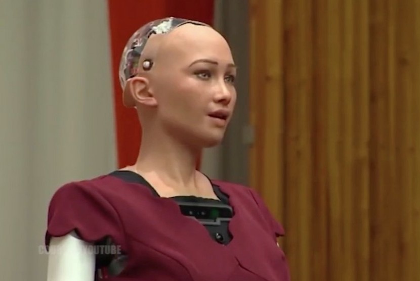 Robot humanoid dan teman digital akan hidup berdampingan dengan manusia  (ilustrasi)