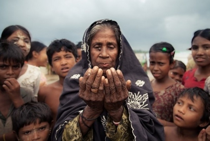 Pengungsi Rohingya. DK PBB menggelar pertemuan tertutup untuk membahas putusan ICJ terkait Rohingya. Ilustrasi.