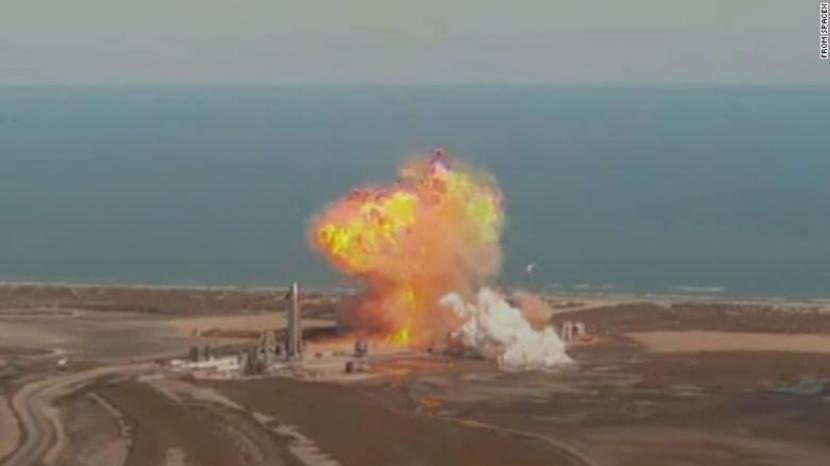 Roket SpaceX hancur karena kegagalan dalam uji pendaratan, Selasa (2/2)